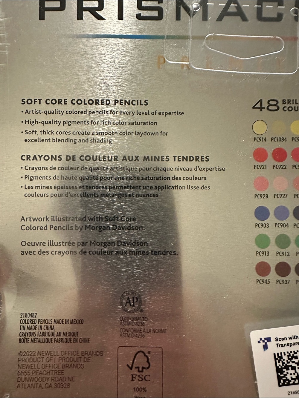 Prismacolor Premier 48 Colored Pencils Tin - NEW - Picture 4 of 7